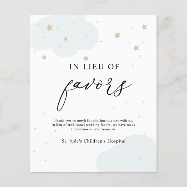 Über den Mond anstelle von Gefälligkeiten (Vorderseite)