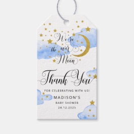 Über den Mond Babyduschteppichen Geschenkanhänger