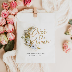 Über den Mond Boho Goldstaub & Wolken Geschenktütchen