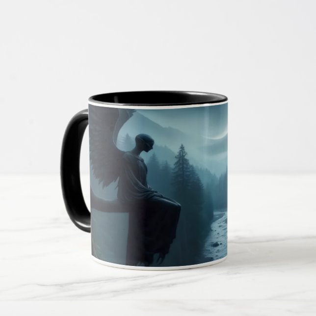 Über den Mond nachdenken Tasse (Vorderseite Links)