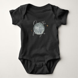 Über den Mond und die Sterne Baby Strampler