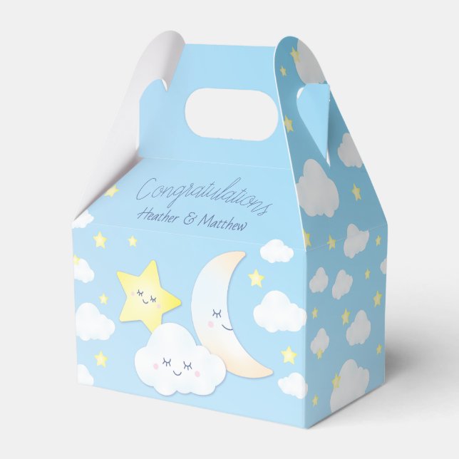 Über den Mond und die Sterne Geschenkschachtel (Vorderseite)