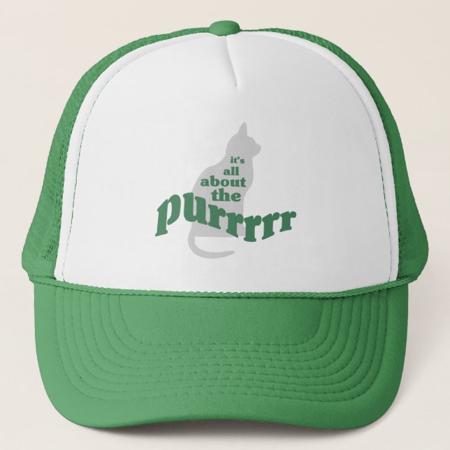 Über den Purr Truckerkappe (Vorderseite)