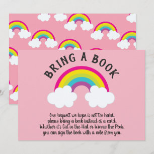 Über den Regenbogen Bring ein Buch Einladung