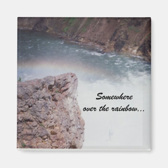 Über den Regenbogen Magnet (Vorne)