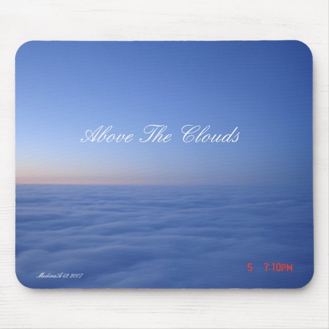 Über den Wolken… Mousepad (Vorne)
