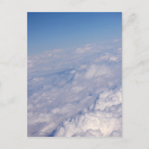 über den Wolken Postkarte