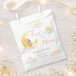 Über der Mond Bear Girl Babydusche Geschenktütchen