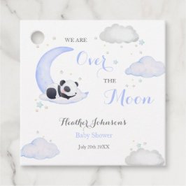 Über der Moon Boy Panda Bärendusche Geschenkanhänger