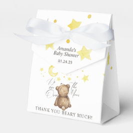Über der Teddy-Bärendusche Geschenkschachtel