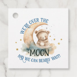 Über der Teddy Bärenjunge Dusche Geschenkanhänger