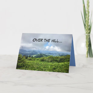 Über die Hill Birthday Card Dankeskarte