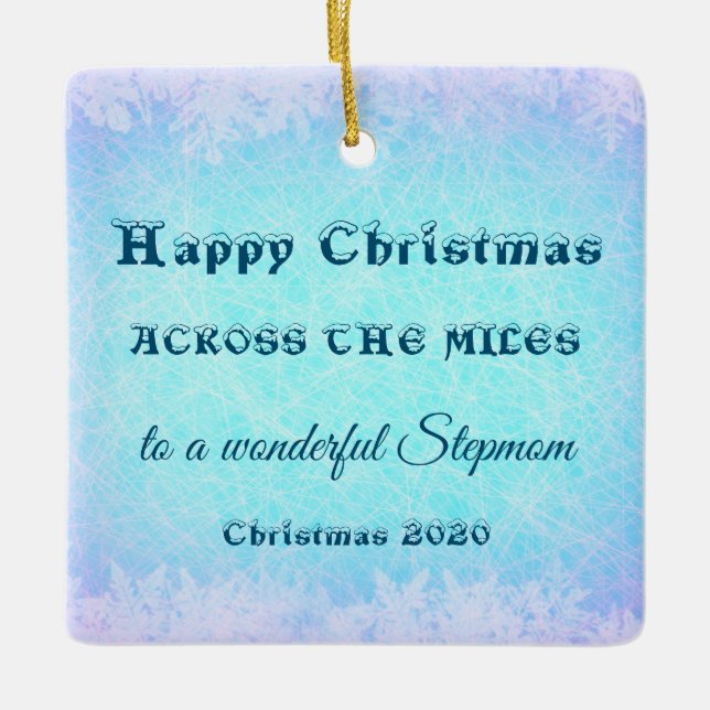Über die Miles Christmas 2020 Stepama Keramikornament (Vorderseite)