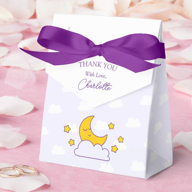 Über die Mond Gender Neutral Baby Dusche Vielen Da Geschenkschachtel (Hochzeit)