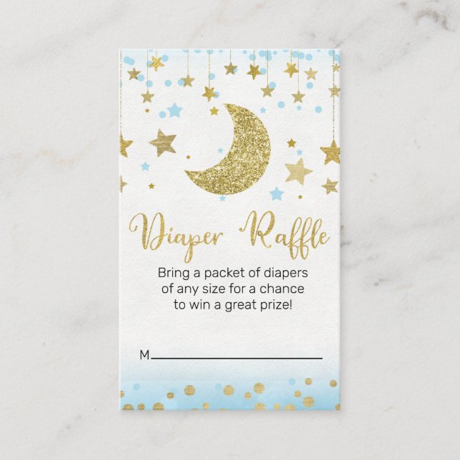 Über die Mondschlupfbuchung einfügen Visitenkarte (Vorderseite)