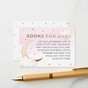 Über die Moon Book Request Insert Card