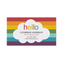 Über die Rainbow Mommy Card/Calling Card