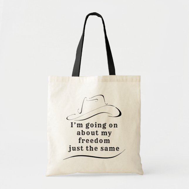 Über die Tasche "Mein Freiheitsbudget" (Vorne)