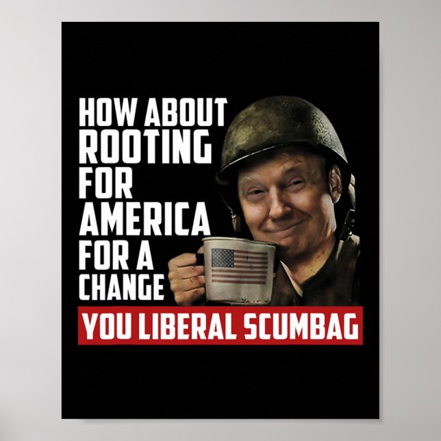 Über die Wurzeln Amerikas für den Wandel - antilib Poster (Vorne)