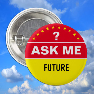 Über die Zukunft gefragt - personalisierter Text Button