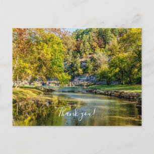 Über Dogwood Creek Danke Postkarte