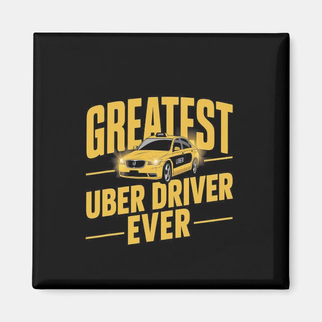 Uber Driver Eber Uber Driver Funny 1 Magnet (Vorne)