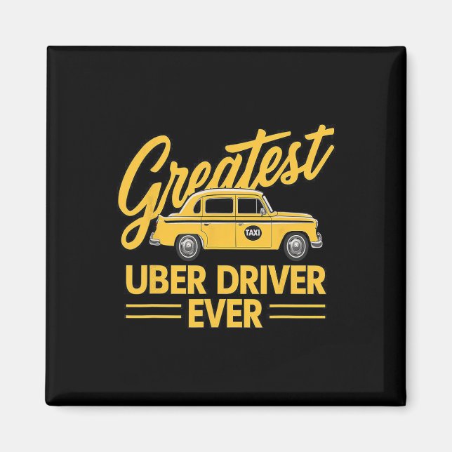 Uber Driver Eber Uber Driver Funny 4 Magnet (Vorne)