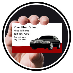 Uber Driver for Ride Hailing Service Visitenkarte