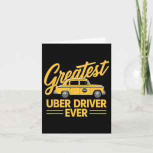 Uber-Fahrer Ever Uber-Fahrer Lustig 4  Karte