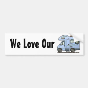 Über Fahrerhaus-Camper RV-Autoaufkleber Autoaufkleber