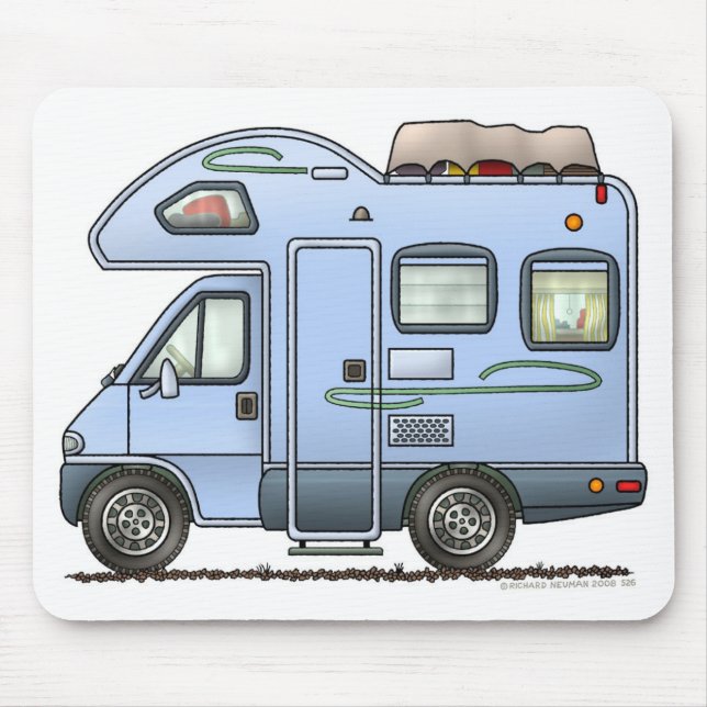 Über Fahrerhaus-Camper RV Mousepad (Vorne)