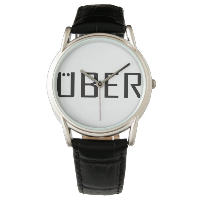 UBER GEAR FÜR UBER-TREIBER ÜBERALL ! ARMBANDUHR (Vorderseite)