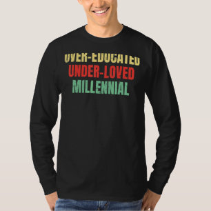 Über Gebildete unter geliebter Millennium Abortion T-Shirt