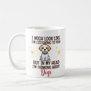Über Hunde nachdenken - Personalisiert Kaffeetasse