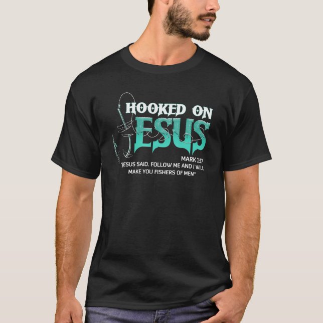Über Jesus Mark 117 religiöse Bibelverse Fis T-Shirt (Vorderseite)