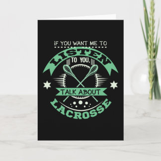 Über Lacrosse reden Karte
