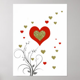 über Liebe und Herz Poster