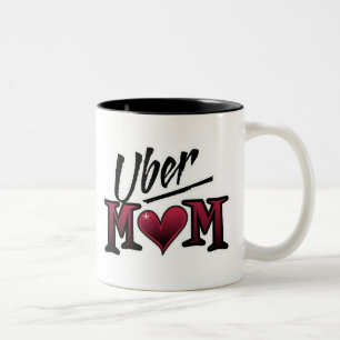 Uber Mama-Rot Zweifarbige Tasse