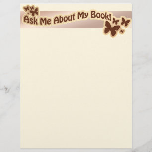 Über mein Buch Braun Flyer