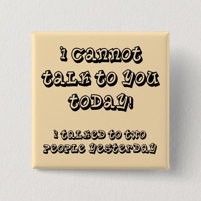 Über mein Button zum Abzeichen "Limit Funny Button (Vorderseite)