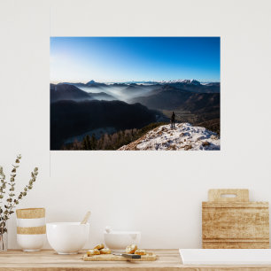 Über neue Horizonte blicken Poster