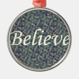 Über Pantoletten glauben Ornament Aus Metall