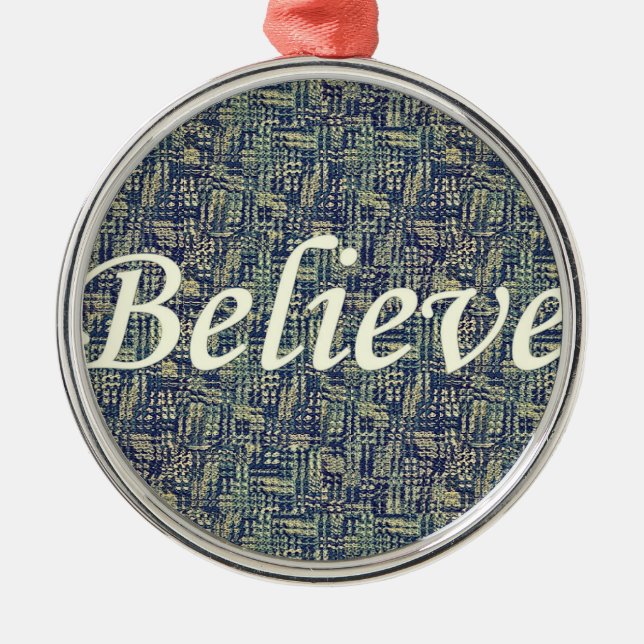 Über Pantoletten glauben Ornament Aus Metall (Vorne)