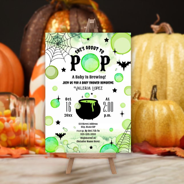 Über Pop Baby braut Halloween Babydusche Einladung (Von Creator hochgeladen)