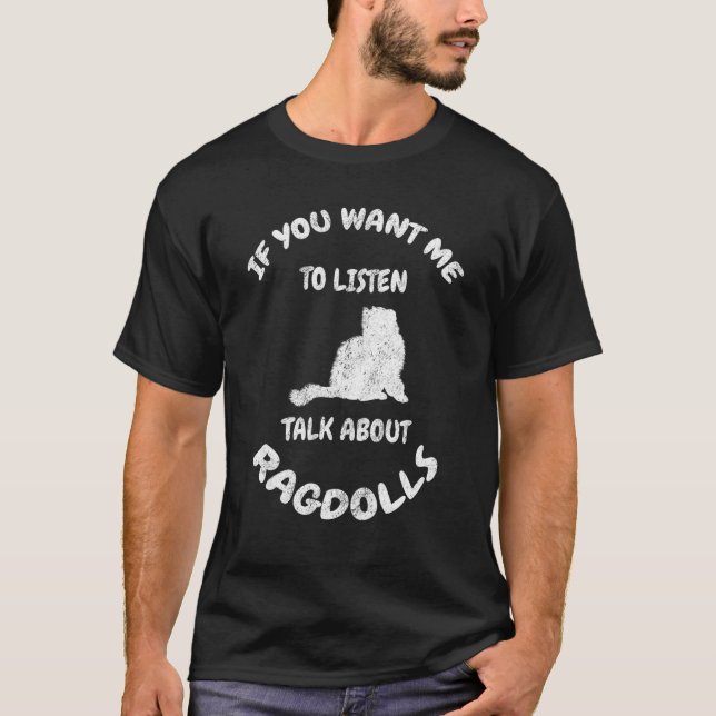 Über Ragdoll 1 T-Shirt (Vorderseite)
