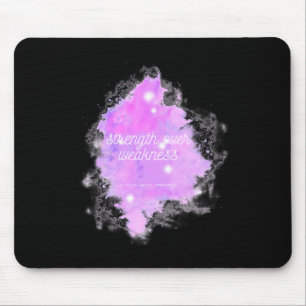 Über Schwäche Galaxie - Alopezie Areata Bewusstsei Mousepad