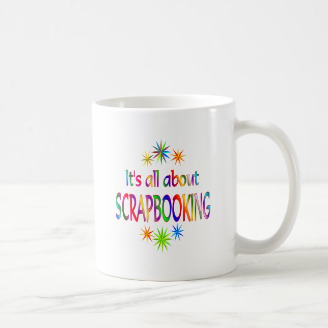 Über Scrapbooking Kaffeetasse (Rechts)