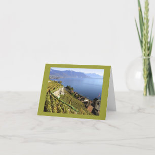 Über St. Saphorin, Lavaux, die Schweiz Karte