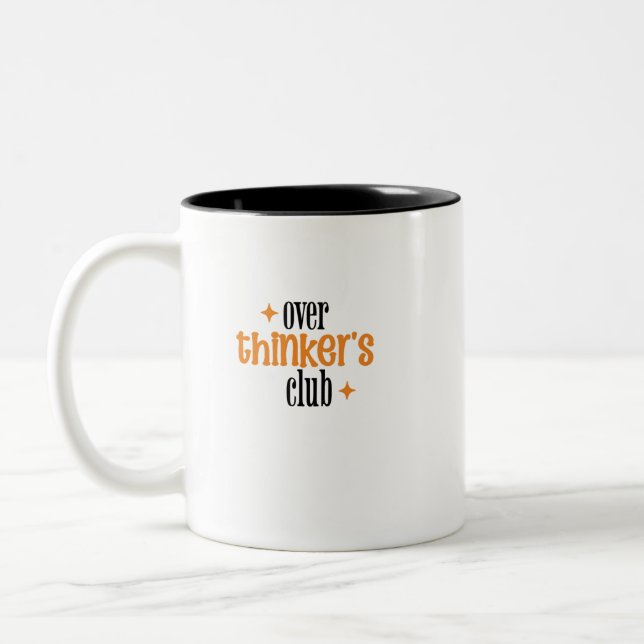 Über Thinkers Club Zweifarbige Tasse (Links)
