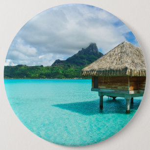 Über-Wasser Bungalow, Bora Bora Knopf Button